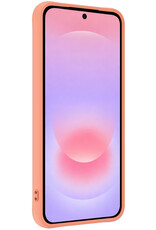 NoXx NoXx Samsung Galaxy A37 Hoesje Siliconen - Perzik - 2 PACK