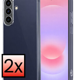 NoXx NoXx Samsung Galaxy A37 Hoesje Siliconen - Transparant - 2 PACK