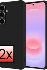 NoXx NoXx Samsung Galaxy A37 Hoesje Siliconen - Zwart - 2 PACK