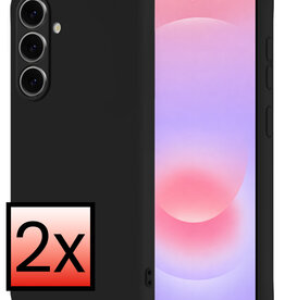 NoXx NoXx Samsung Galaxy A37 Hoesje Siliconen - Zwart - 2 PACK