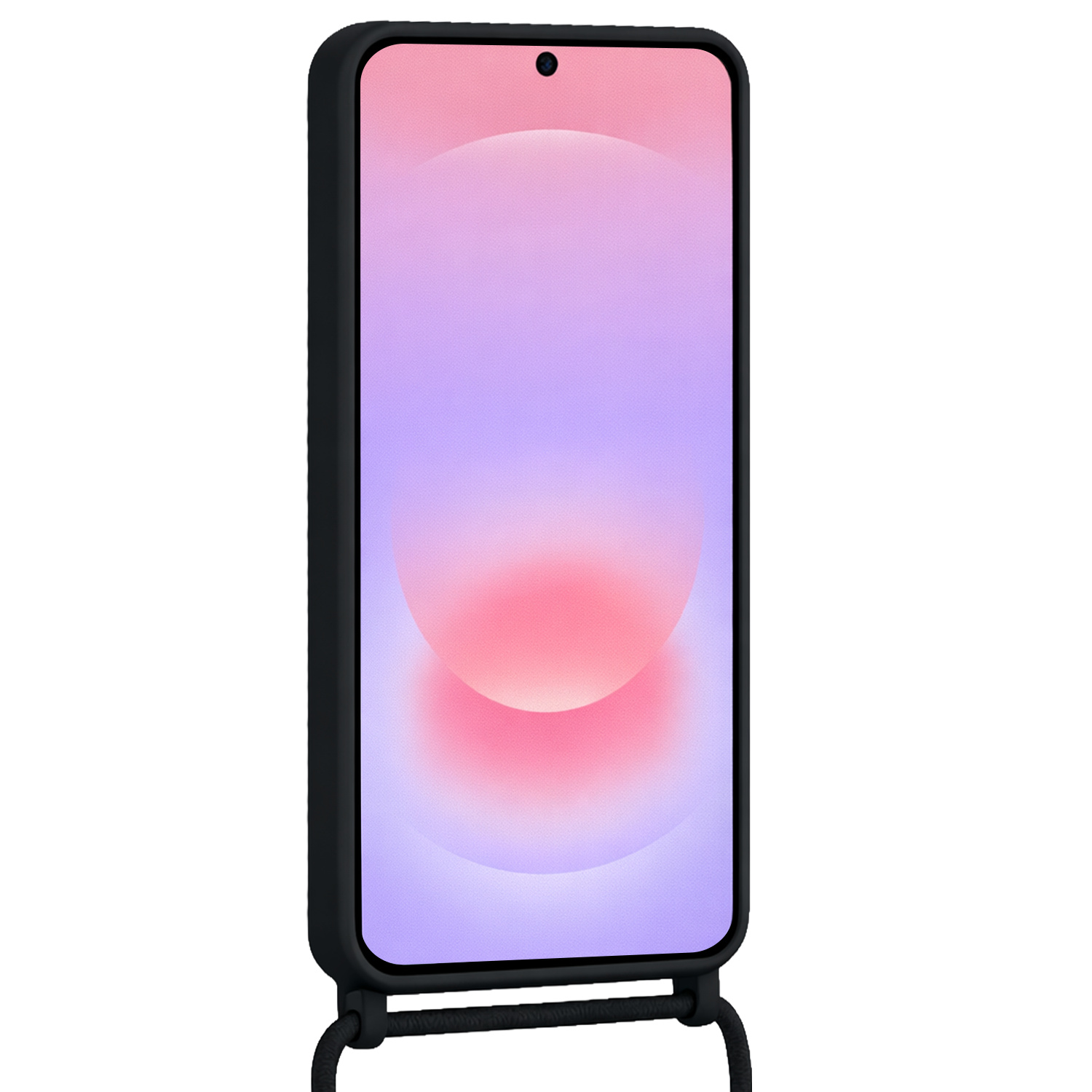 NoXx NoXx Samsung Galaxy A37 Hoesje Pashouder met Koord - Zwart