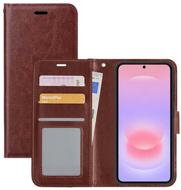 NoXx NoXx Samsung Galaxy A37 Hoesje Bookcase - Bruin