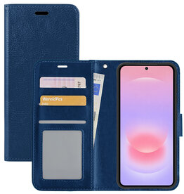 NoXx NoXx Samsung Galaxy A37 Hoesje Bookcase - Donkerblauw