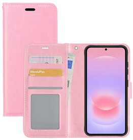 NoXx NoXx Samsung Galaxy A37 Hoesje Bookcase - Lichtroze