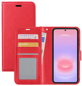 NoXx NoXx Samsung Galaxy A37 Hoesje Bookcase - Rood
