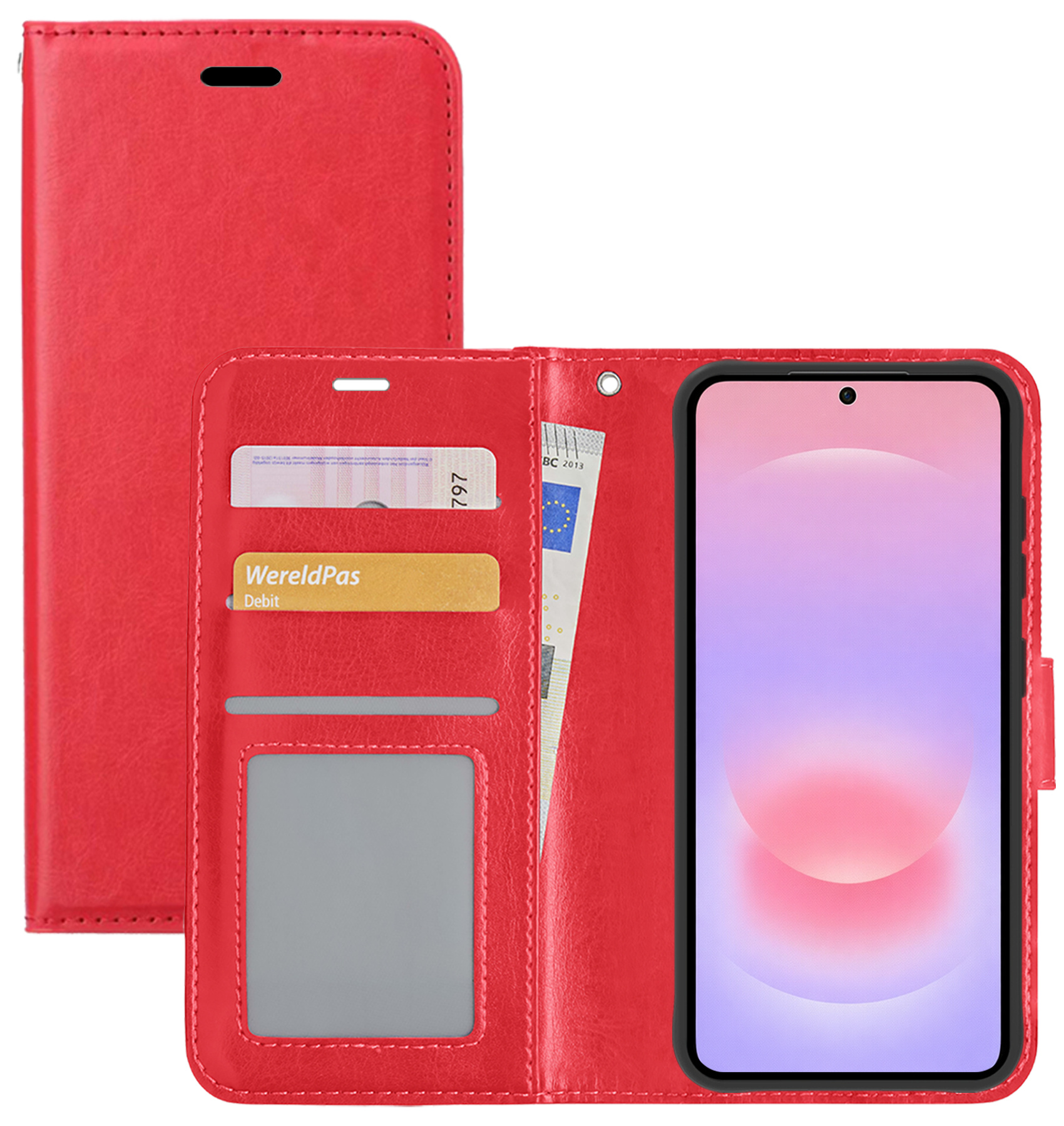 NoXx NoXx Samsung Galaxy A37 Hoesje Bookcase - Rood