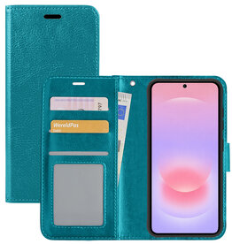 NoXx NoXx Samsung Galaxy A37 Hoesje Bookcase - Turquoise