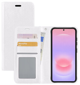 NoXx NoXx Samsung Galaxy A37 Hoesje Bookcase - Wit