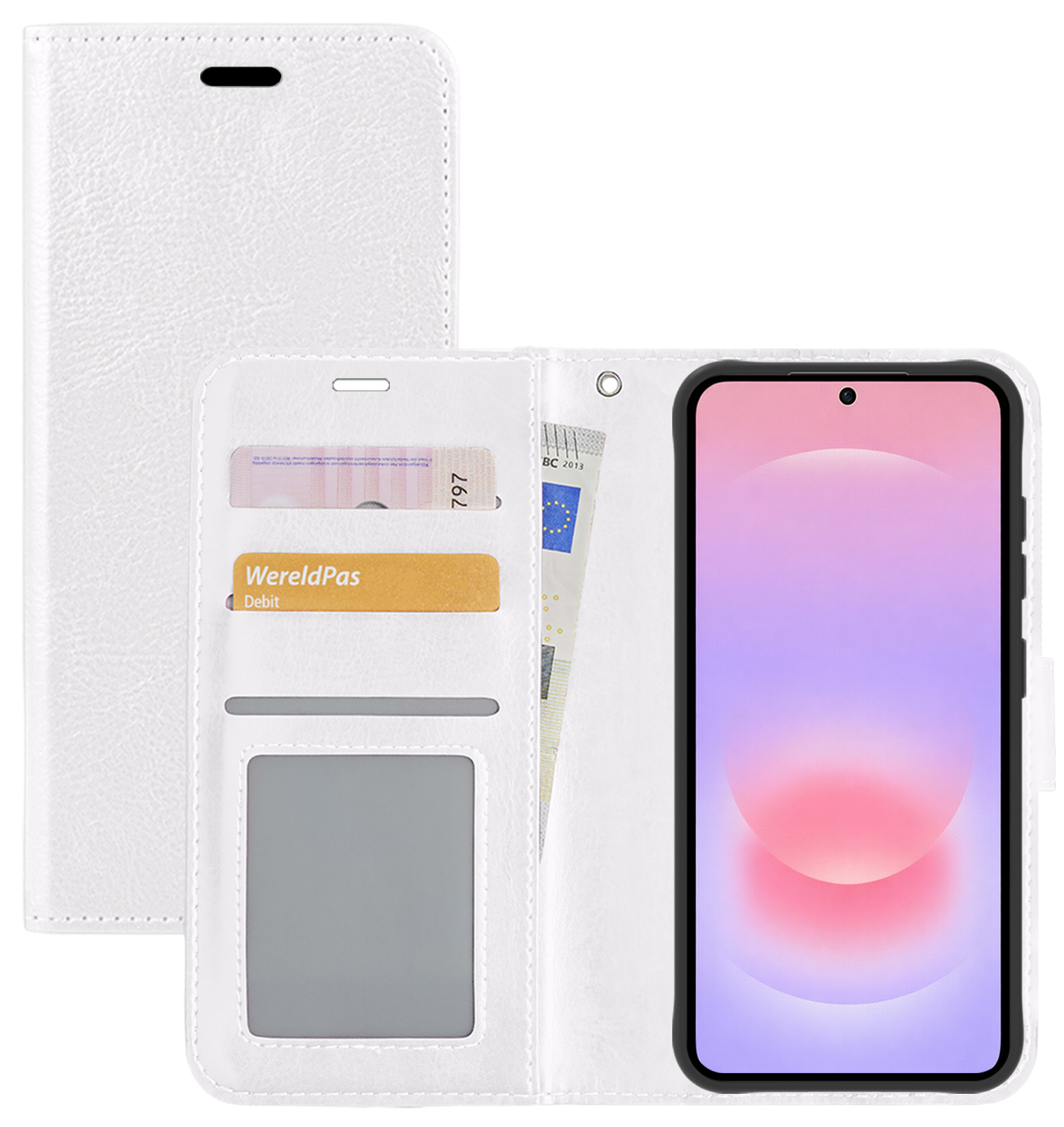 NoXx NoXx Samsung Galaxy A37 Hoesje Bookcase - Wit