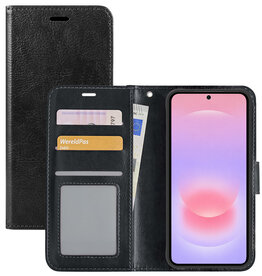 NoXx NoXx Samsung Galaxy A37 Hoesje Bookcase - Zwart