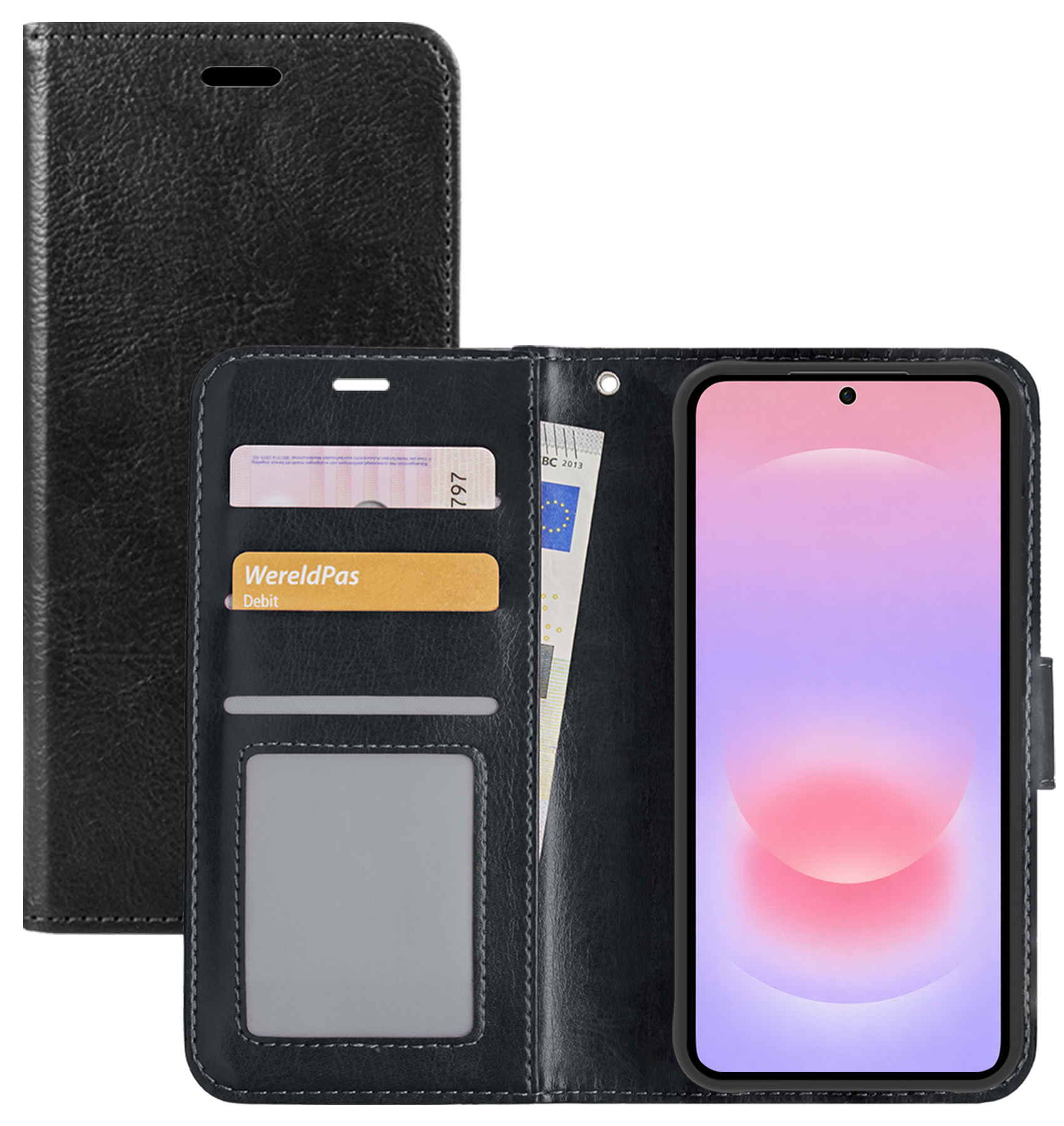 NoXx NoXx Samsung Galaxy A37 Hoesje Bookcase - Zwart