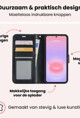 NoXx NoXx Samsung Galaxy A37 Hoesje Bookcase - Zwart