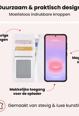 NoXx NoXx Samsung Galaxy A37 Hoesje Bookcase Met Screenprotector - Wit