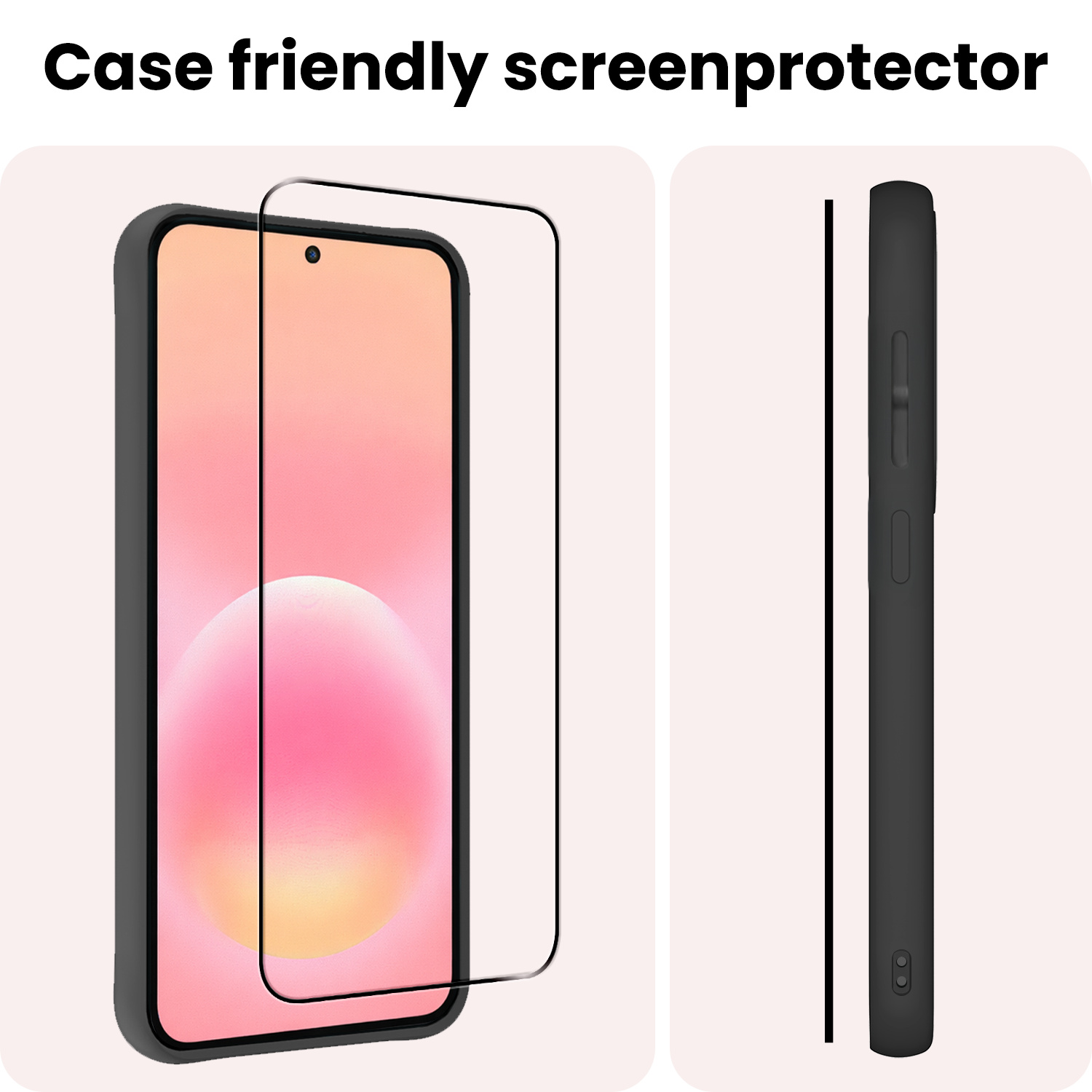 NoXx NoXx Samsung Galaxy A57 Screenprotector Glas Full Cover - 3 PACK