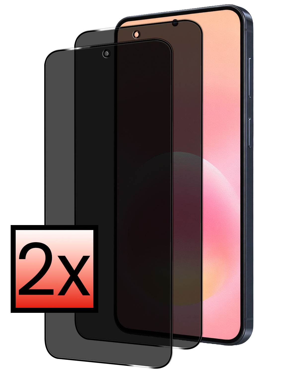 NoXx NoXx Samsung Galaxy A57 Screenprotector Glas Privacy - 2 PACK