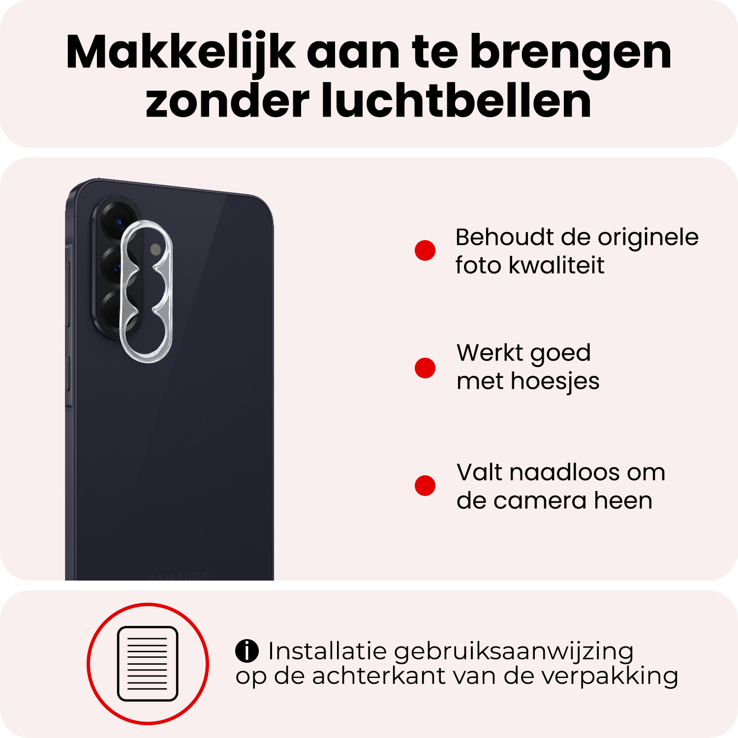 NoXx NoXx Samsung Galaxy A57 Camera Screenprotector