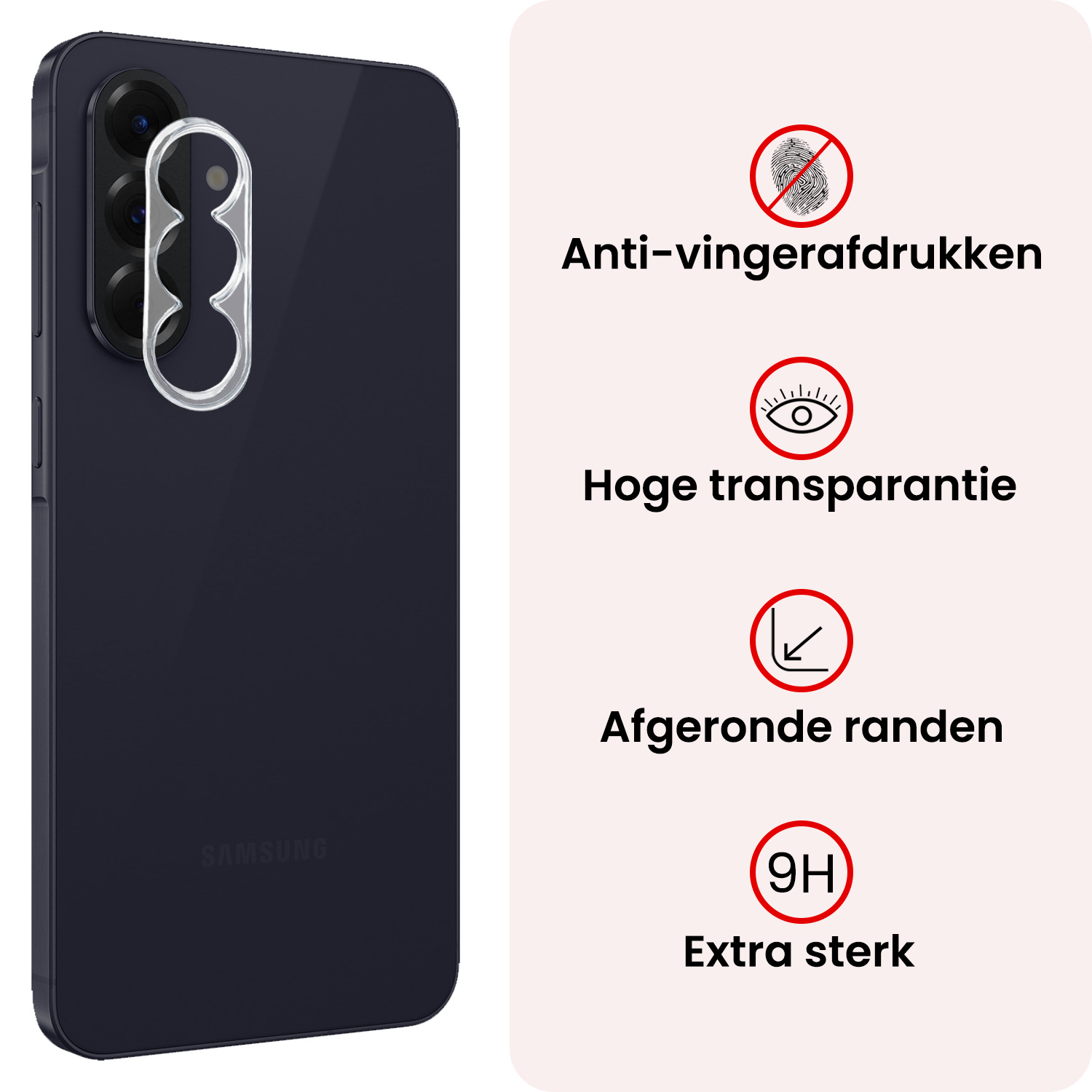 NoXx NoXx Samsung Galaxy A57 Camera Screenprotector - 3 PACK