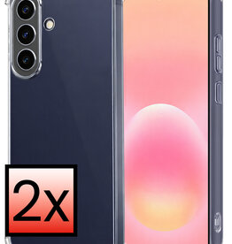 NoXx NoXx Samsung Galaxy A57 Hoesje Shockproof - Transparant - 2 PACK