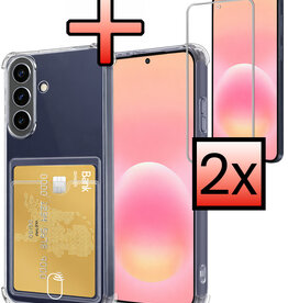 NoXx NoXx Samsung Galaxy A57 Hoesje Pashouder Met 2x Screenprotector