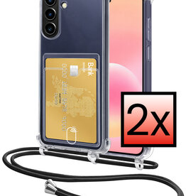 NoXx NoXx Samsung Galaxy A57 Hoesje Pashouder met Koord - 2 PACK