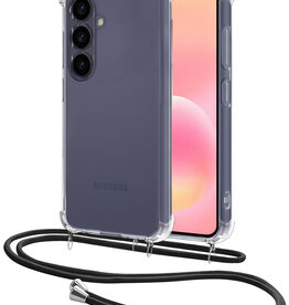 NoXx NoXx Samsung Galaxy A57 Hoesje Transparant Shockproof Met Zwart Koord