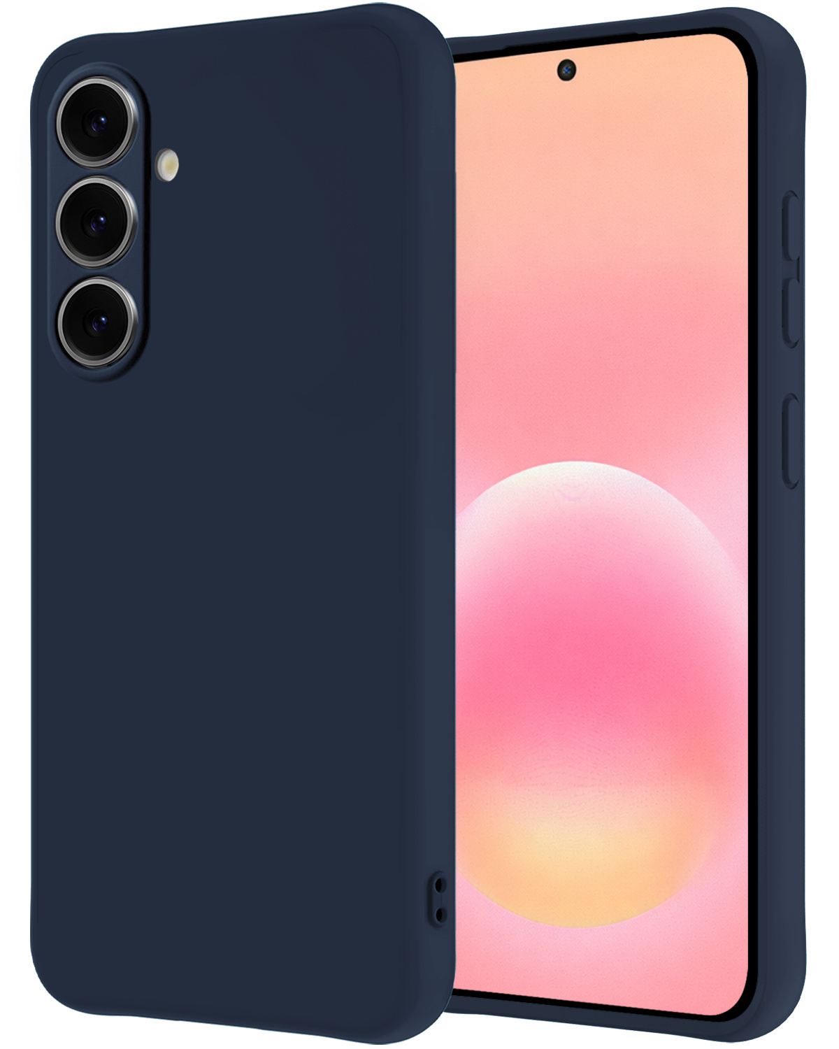 NoXx NoXx Samsung Galaxy A57 Hoesje Siliconen - Donkerblauw