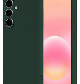 NoXx NoXx Samsung Galaxy A57 Hoesje Siliconen - Donkergroen