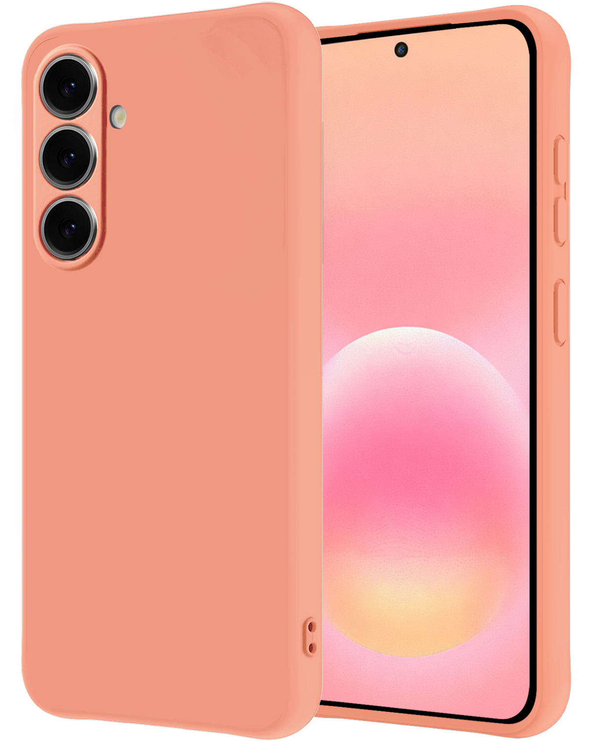 NoXx NoXx Samsung Galaxy A57 Hoesje Siliconen - Perzik