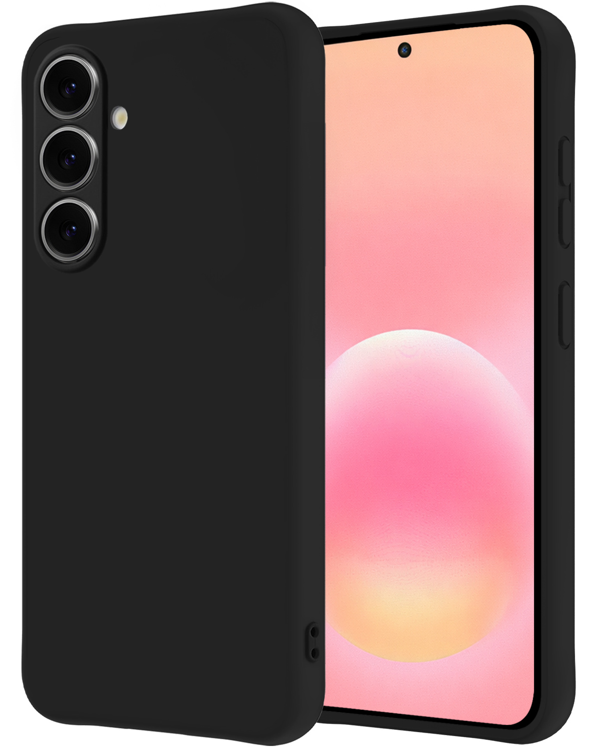 NoXx NoXx Samsung Galaxy A57 Hoesje Siliconen - Zwart