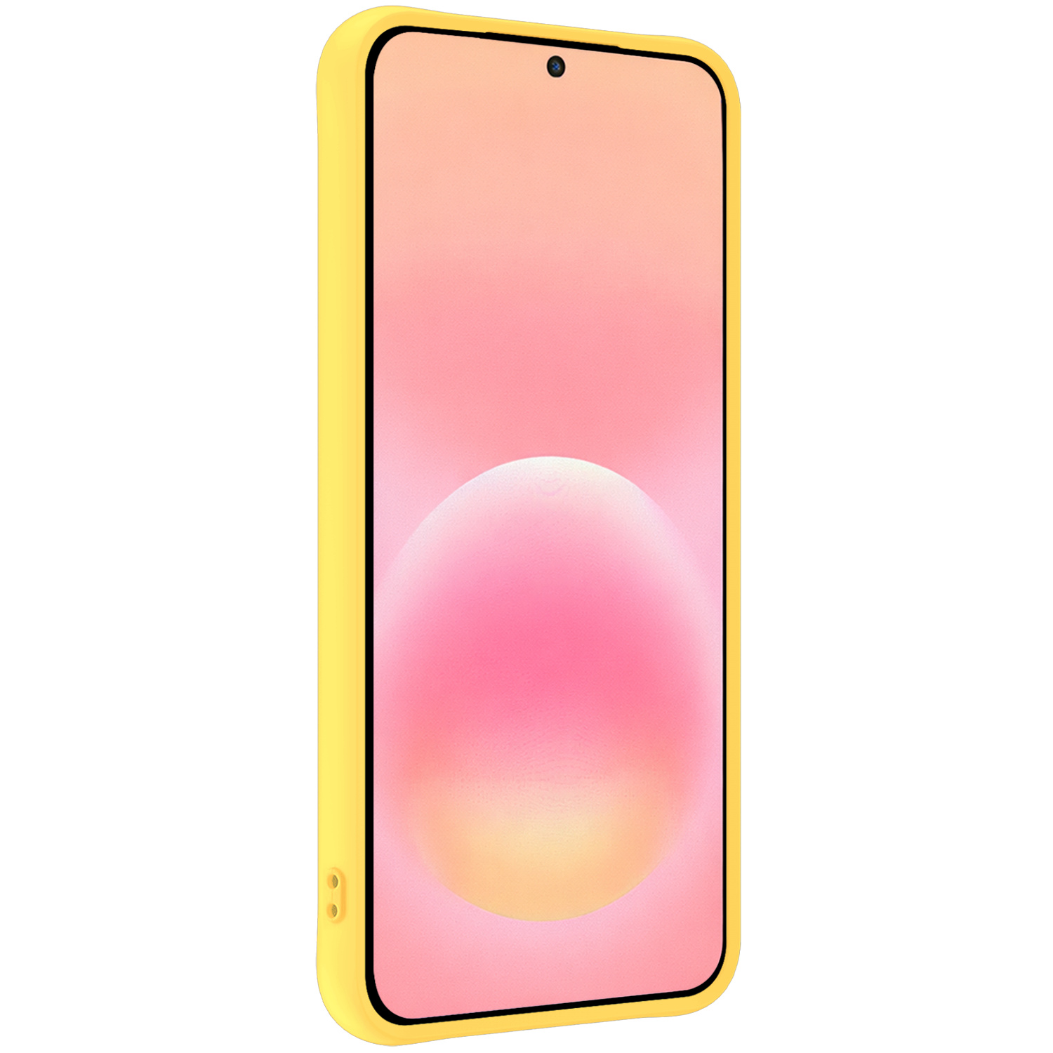 NoXx NoXx Samsung Galaxy A57 Hoesje Siliconen - Geel - 2 PACK