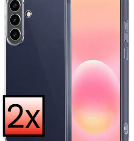 NoXx NoXx Samsung Galaxy A57 Hoesje Siliconen - Transparant - 2 PACK