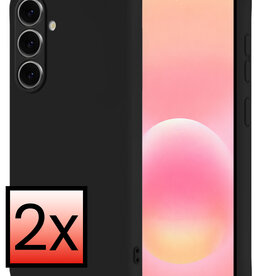 NoXx NoXx Samsung Galaxy A57 Hoesje Siliconen - Zwart - 2 PACK