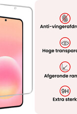 NoXx NoXx Samsung Galaxy A57 Hoesje Pashouder met Koord Met Screenprotector - Aubergine