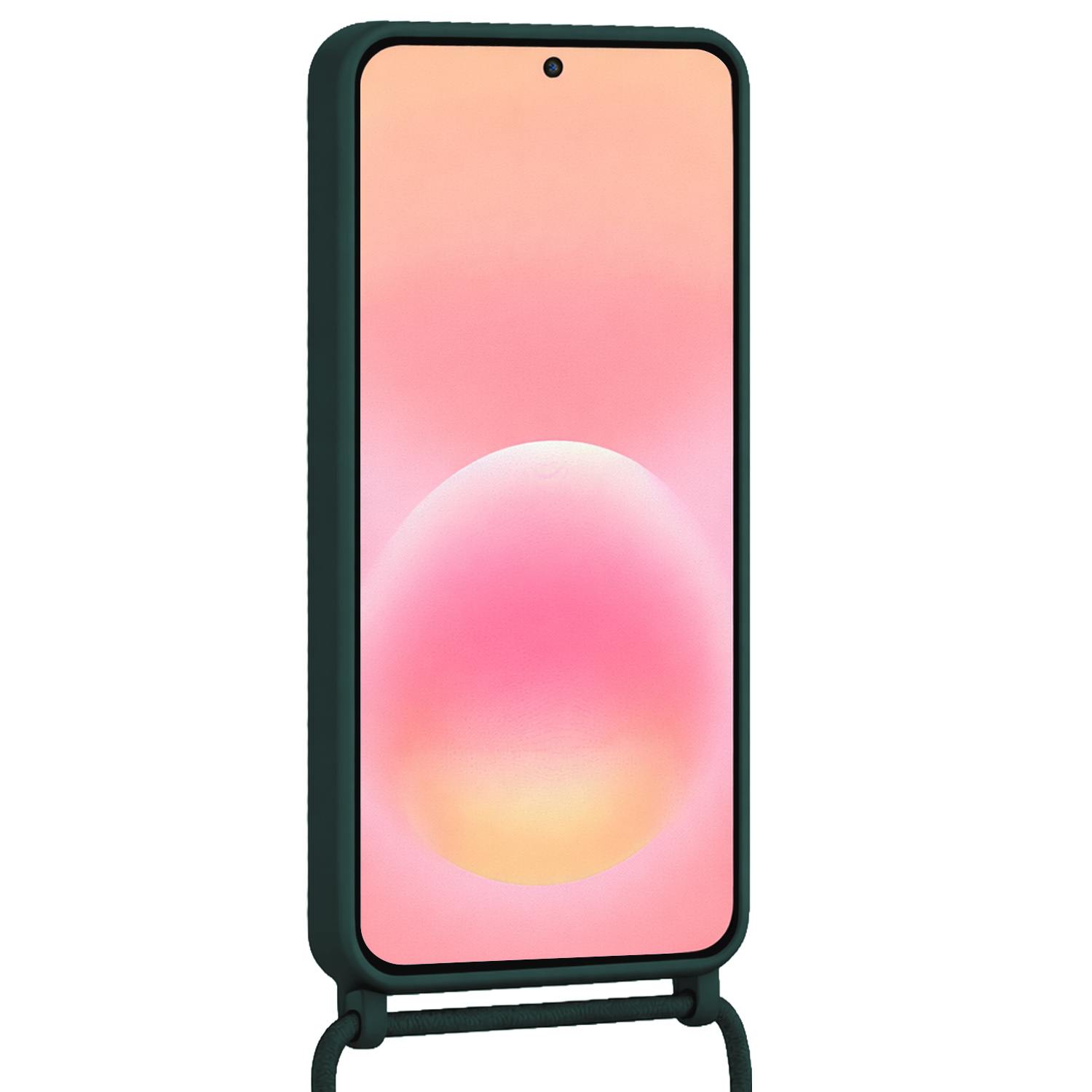 NoXx NoXx Samsung Galaxy A57 Hoesje Pashouder met Koord - Donkergroen - 2 PACK