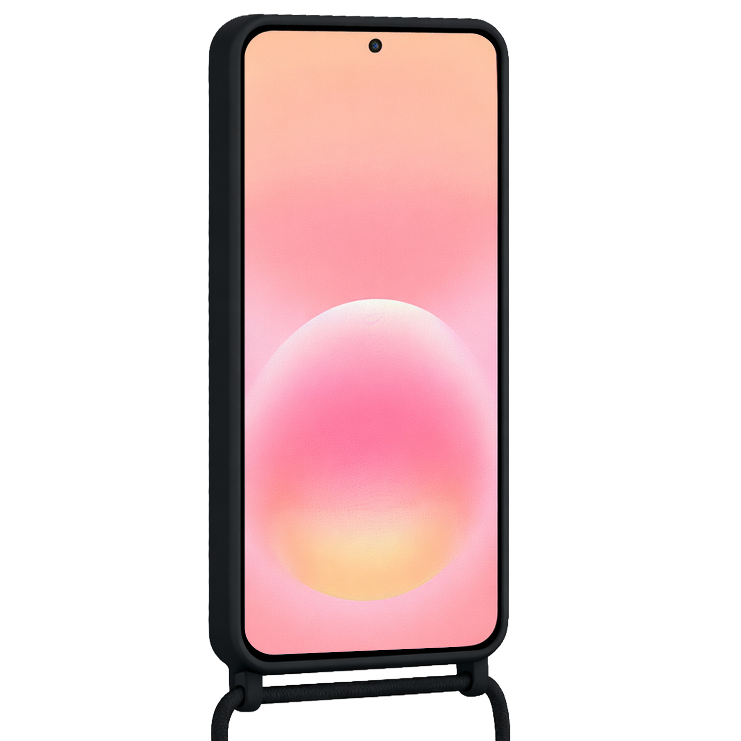 NoXx NoXx Samsung Galaxy A57 Hoesje Pashouder met Koord - Zwart