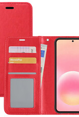 NoXx NoXx Samsung Galaxy A57 Hoesje Bookcase - Rood