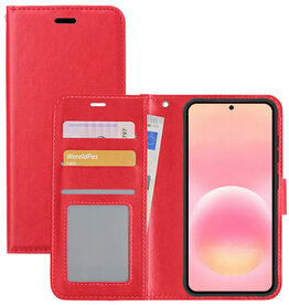 NoXx NoXx Samsung Galaxy A57 Hoesje Bookcase - Rood