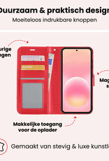 NoXx NoXx Samsung Galaxy A57 Hoesje Bookcase - Rood