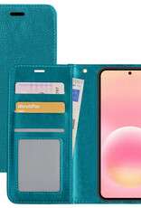 NoXx NoXx Samsung Galaxy A57 Hoesje Bookcase - Turquoise