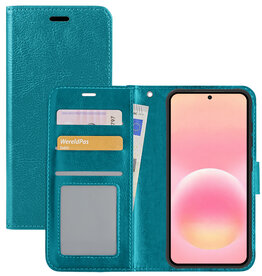 NoXx NoXx Samsung Galaxy A57 Hoesje Bookcase - Turquoise