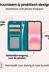 NoXx NoXx Samsung Galaxy A57 Hoesje Bookcase - Turquoise