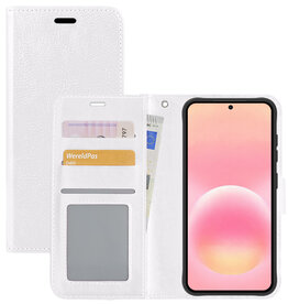 NoXx NoXx Samsung Galaxy A57 Hoesje Bookcase - Wit