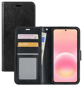 NoXx NoXx Samsung Galaxy A57 Hoesje Bookcase - Zwart