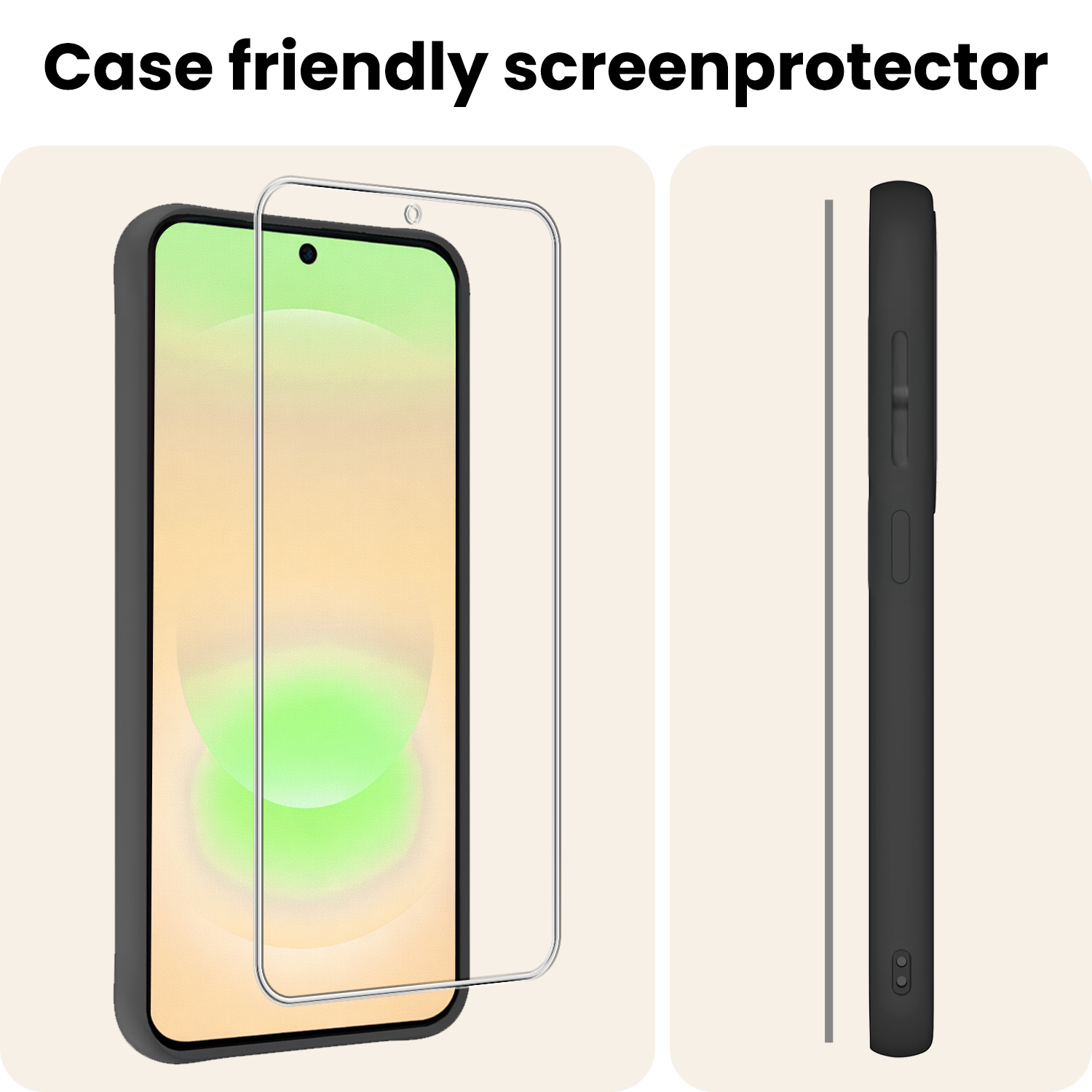 Nomfy Nomfy Samsung Galaxy A37 Screenprotector Glas - 2 PACK
