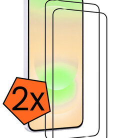 Nomfy Nomfy Samsung Galaxy A37 Screenprotector Glas Full Cover - 2 PACK