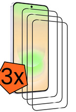 Nomfy Nomfy Samsung Galaxy A37 Screenprotector Glas Full Cover - 3 PACK