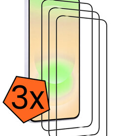 Nomfy Nomfy Samsung Galaxy A37 Screenprotector Glas Full Cover - 3 PACK