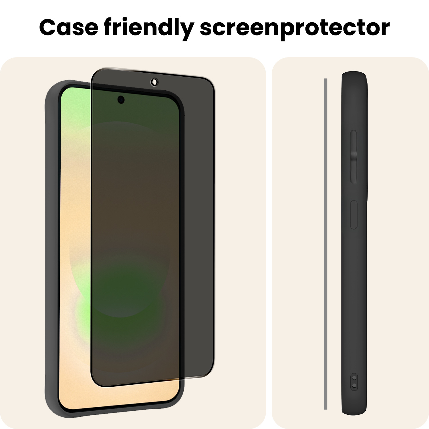 Nomfy Nomfy Samsung Galaxy A37 Screenprotector Glas Privacy