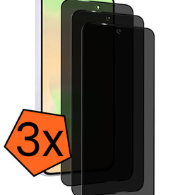Nomfy Nomfy Samsung Galaxy A37 Screenprotector Glas Privacy - 3 PACK