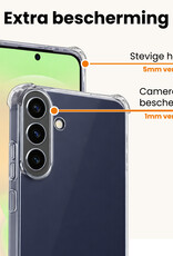 Nomfy Nomfy Samsung Galaxy A37 Hoesje Shockproof - Transparant